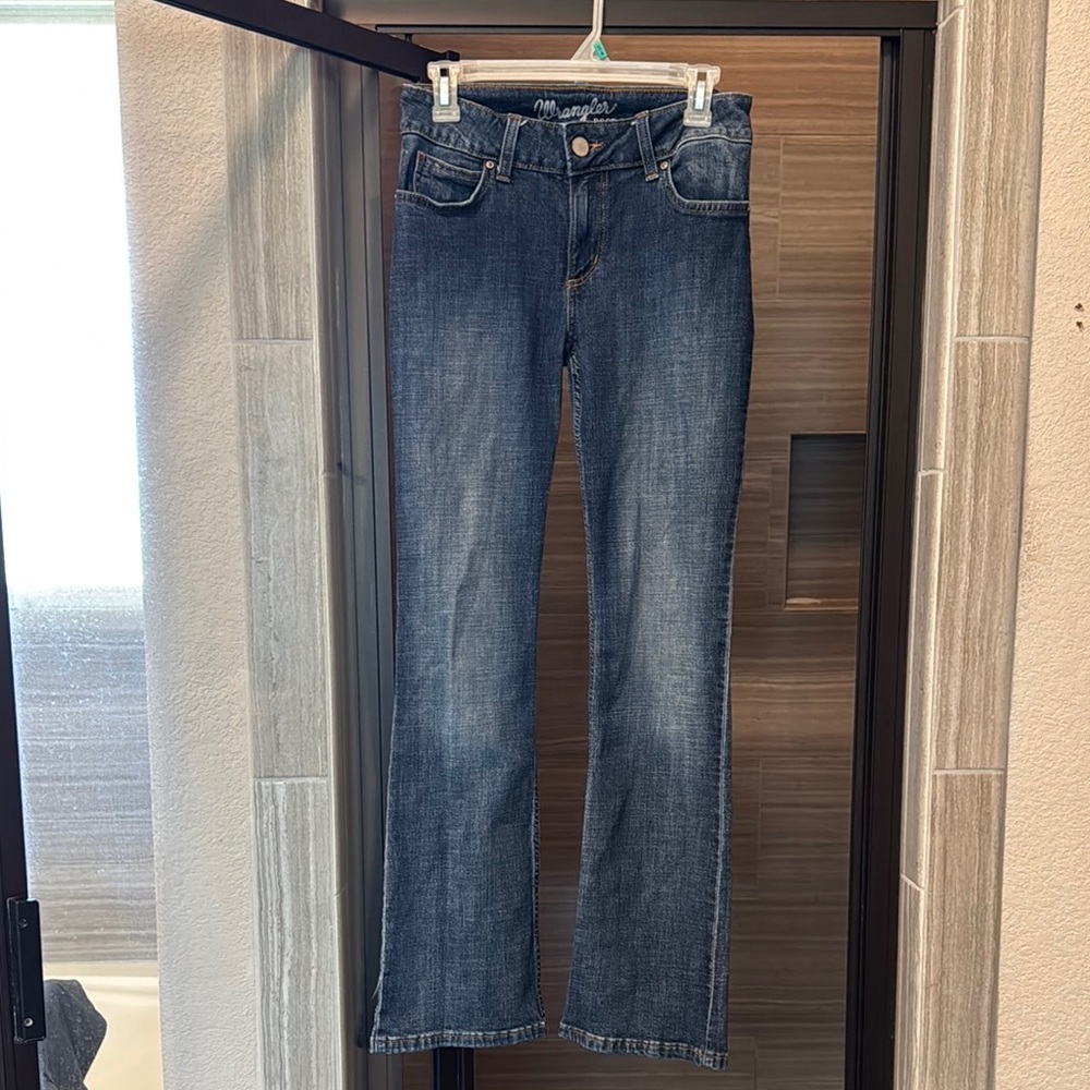 Wrangler Women's Dark Blue Boot Cut Jeans